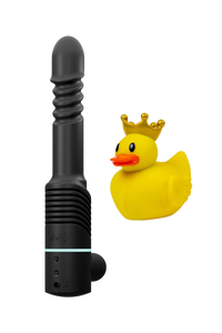 Splash Zone Thrusting Dildo and Ducky Bullet Vibrator for Women
