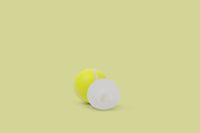 Heavy Metal Dildo Reverb and Silicone Masturbator with Tennis Ball Case