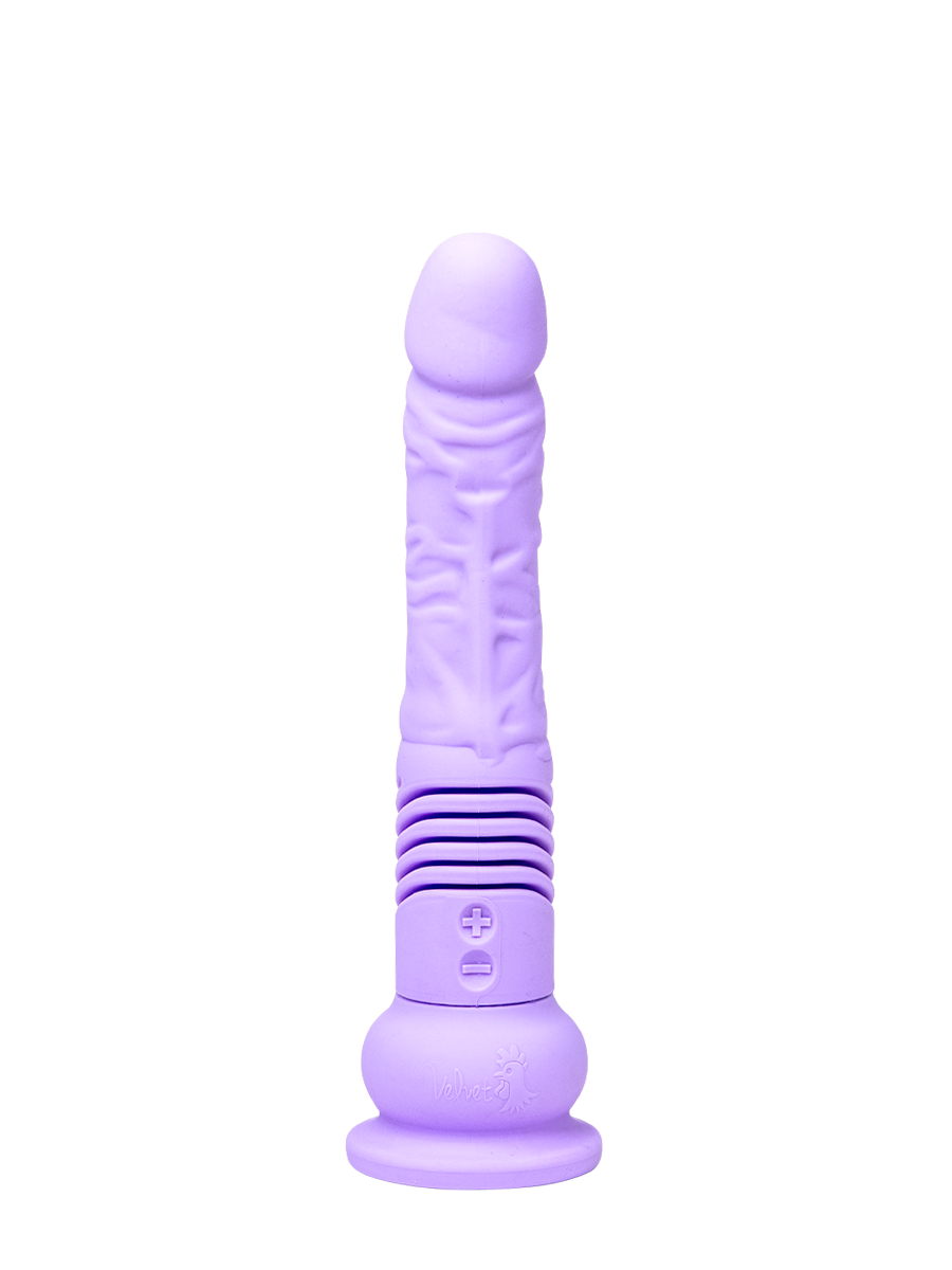 Thrusting-vibrating-sex-toy, Lilac